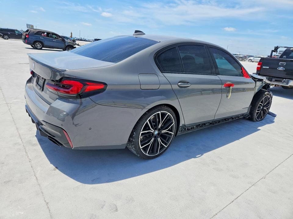 2021 BMW 5er VIN WBA53BJ02MWX11996 COPART salvage auction — FRONT END, Id - Salvage Certificate Of Title, sold $17,200 on 2026-07-24 (photo 3)