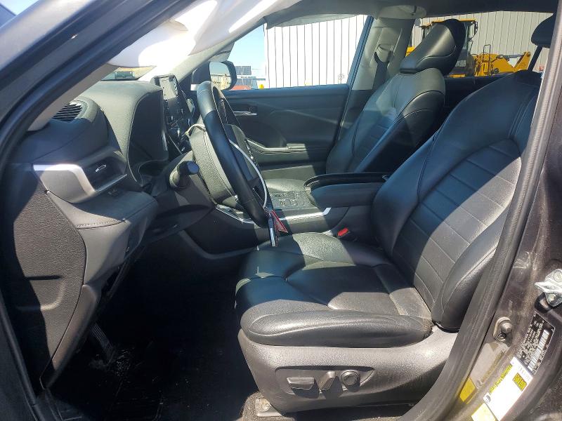 2021 Toyota Highlander VIN 5TDGZRBH7MS544431 COPART salvage auction — REAR END, Wa - Bill Of Sale, sold $9,100 on 2026-07-08 (photo 7)