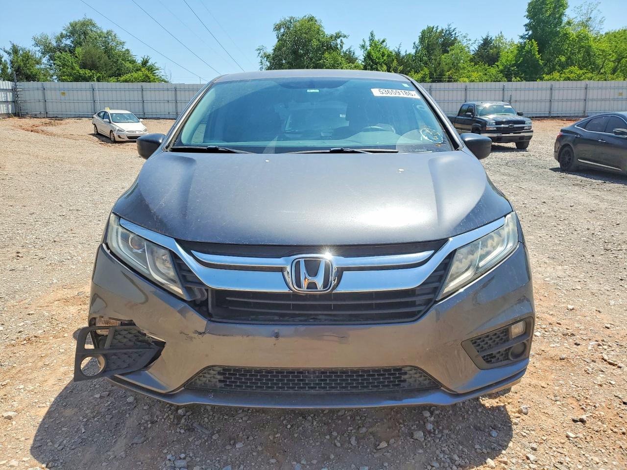 2019 Honda Odyssey VIN 5FNRL6H25KB114121 COPART salvage auction — Rear End, OK - CERT OF TITLE-SALVAGE, sold $3,400 on 2026-07-09 (photo 5)