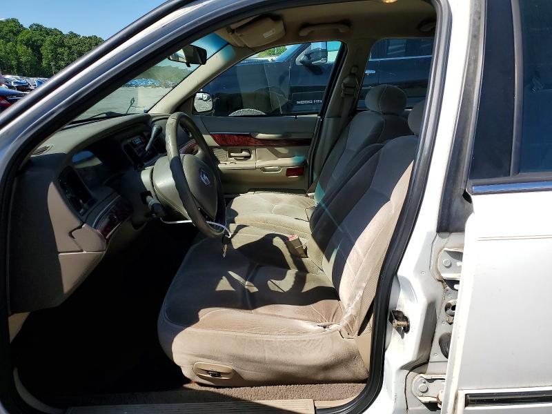 2001 Mercury Grand marquis VIN 2MEFM75W31X635834 COPART salvage auction — FRONT END, In - Certificate Of Title, sold $400 on 2026-07-02 (photo 7)
