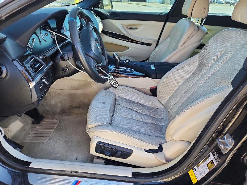 2013 BMW 6er VIN WBA6A0C57DDZ03711 COPART salvage auction — FRONT END, Ca - Salvage Certificate, sold $2,850 on 2026-08-17 (photo 7)