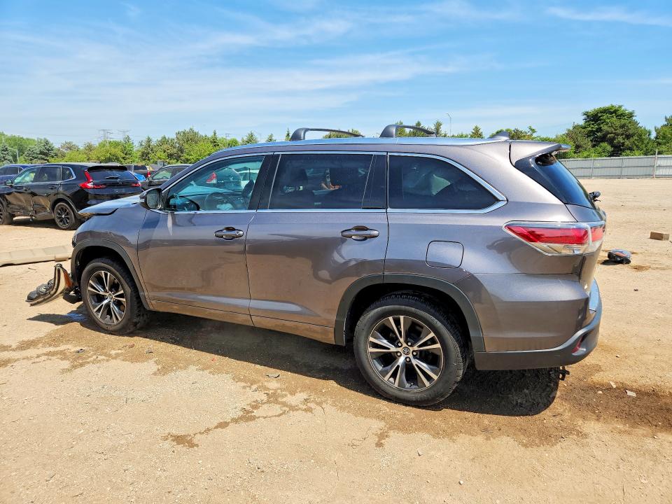 2016 Toyota VIN 5TDKKRFH5GS127001 COPART salvage auction — FRONT END, Il - Salvage Certificate, sold $4,900 on 2026-07-09 (photo 2)