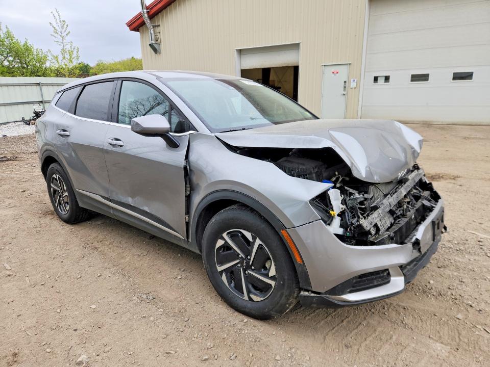 2025 Kia Sportage VIN KNDPU3DG8S7230584 COPART salvage auction — FRONT END, Vt - Cert Of Title-Salvage Vehicle, sold $7,100 on 2026-07-27 (photo 4)