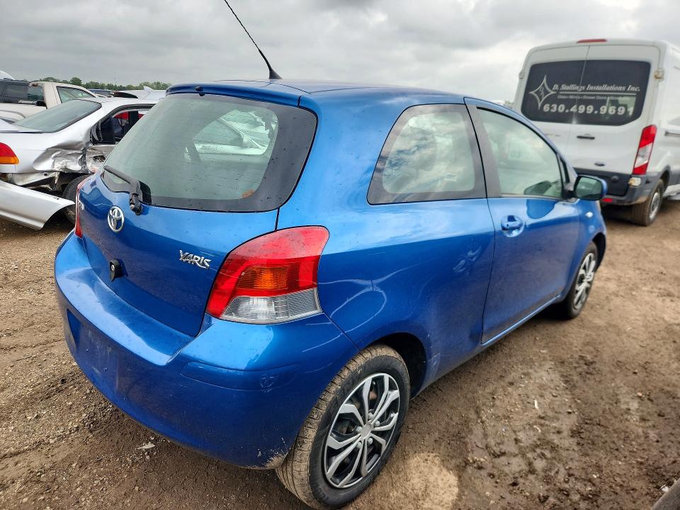 2011 Toyota Yaris VIN JTDJT4K39B5335256 COPART salvage auction — FRONT END, Il - Salvage Certificate, sold $775 on 2026-07-07 (photo 3)