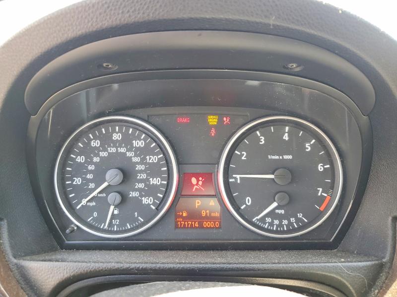 2007 BMW 3 series VIN WBAVC53577FZ70708 COPART salvage auction — FRONT END, Ca - Salvage Certificate, sold $525 on 2026-07-14 (photo 9)