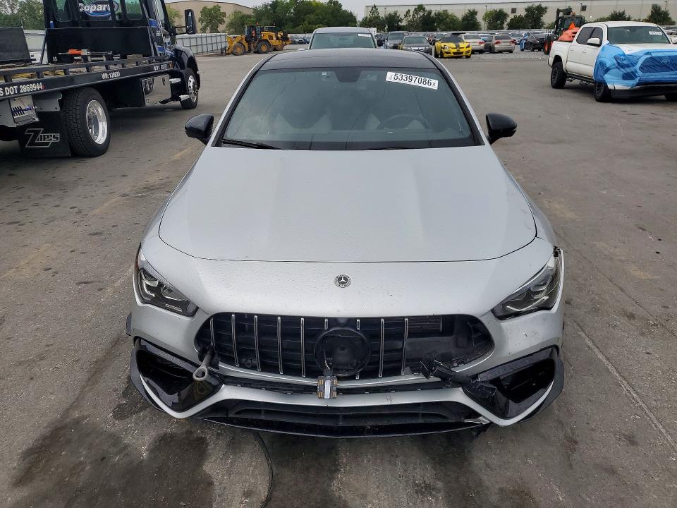 2022 Mercedes-benz Cla-klasse amg VIN W1K5J5DB9NN278309 COPART salvage auction — FRONT END, Il - Salvage Certificate, sold $12,700 on 2026-07-30 (photo 5)
