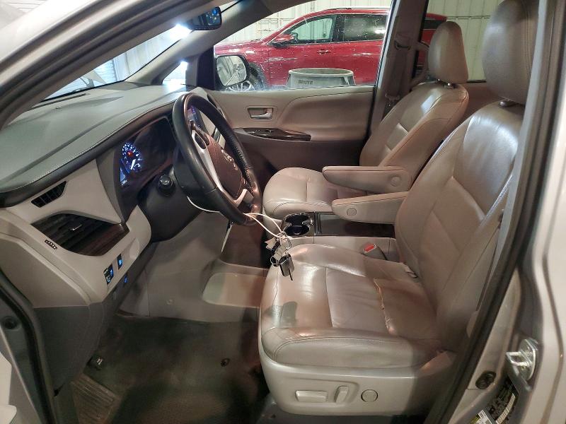 2015 Toyota Sienna VIN 5TDDK3DC0FS118931 COPART salvage auction — FRONT END, Mn - Cert Of Title-Prior Salvage, sold $3,700 on 2026-07-13 (photo 7)