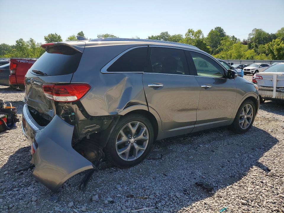 2017 Kia Sorento VIN 5XYPK4A56HG305566 COPART salvage auction — REAR END, Ky - Cert Of Title-Salvage, sold $3,250 on 2026-07-10 (photo 3)