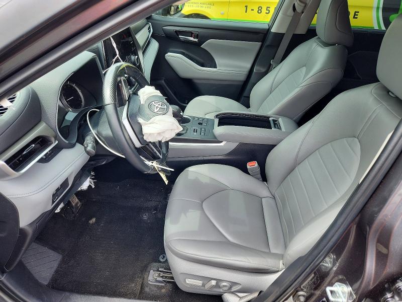 2023 Toyota Highlander VIN 5TDKDRBH5PS000703 COPART salvage auction — FRONT END, Ma - Cert Of Title-Salvage, sold $10,700 on 2026-07-08 (photo 7)