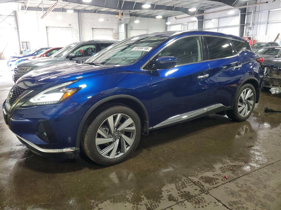 2021 Nissan Murano VIN 5N1AZ2CS3MC140501 COPART salvage auction — SIDE, Mn - Cert Of Title-Salvage, sold $10,500 on 2026-07-27 (photo 1)