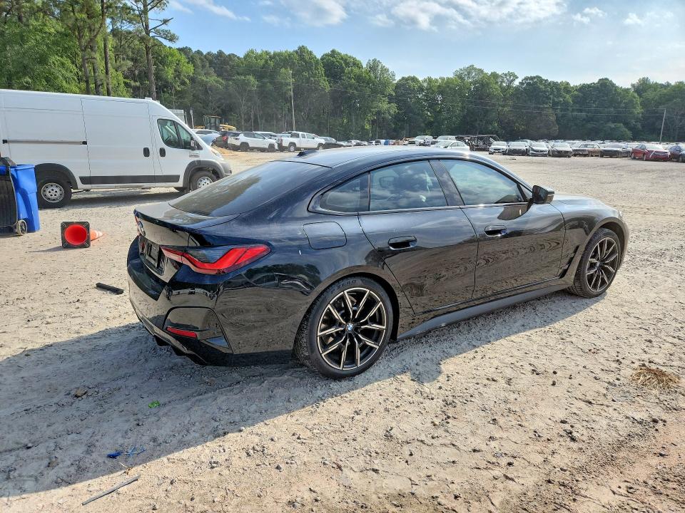 2022 BMW I4 VIN WBY73AW01NFN10167 COPART salvage auction — SIDE, Nc - Salvage Certificate Of Title, sold $17,700 on 2026-07-06 (photo 3)