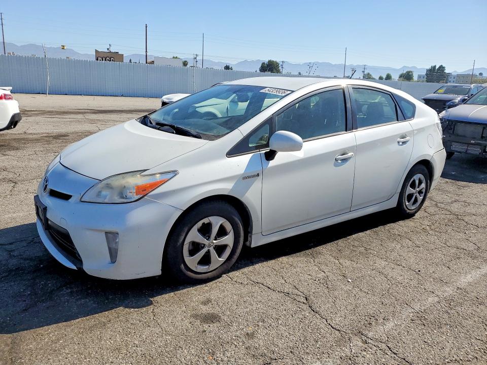 2014 Toyota Prius VIN JTDKN3DU2E1783042 COPART salvage auction — REAR END, CA - SALVAGE CERTIFICATE, sold $2,100 on 2026-07-21 (photo 1)