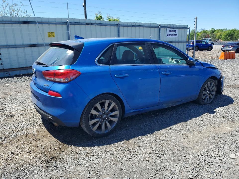 2018 Hyundai Elantra VIN KMHH55LC9JU042230 COPART salvage auction — FRONT END, Nj - Cert Of Title-Salvage, sold $1,900 on 2026-07-10 (photo 3)