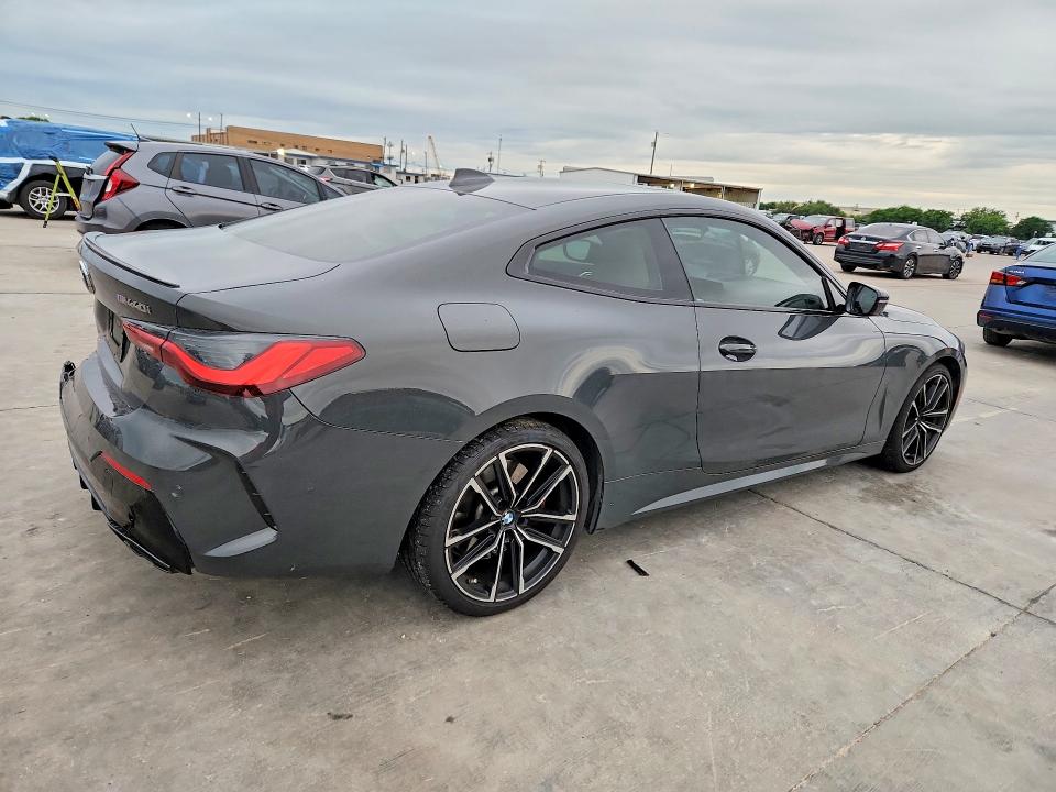 2021 BMW M4 VIN WBA13AR05MCF44163 COPART salvage auction — REAR END, Tx - Certificate Of Title, sold $26,000 on 2026-07-09 (photo 3)