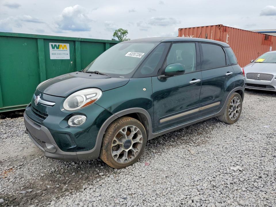 2014 Fiat 500 VIN ZFBCFADH1EZ022192 COPART salvage auction — NORMAL WEAR, Mt - Certificate Of Title, sold $400 on 2026-07-07 (photo 1)