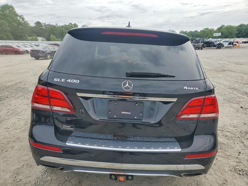 2019 Mercedes-Benz GLE-Class VIN 4JGDA5GB8KB209363 COPART salvage auction — Front End, SC - CERTIFICATE OF TITLE, sold $2,600 on 2026-07-03 (photo 6)