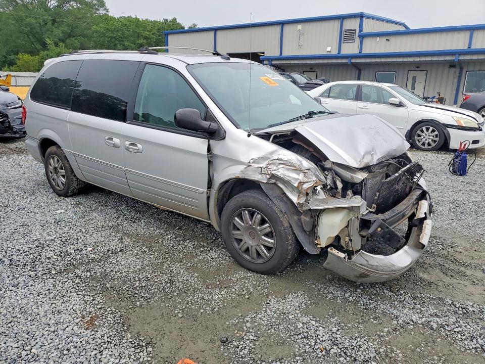 2005 Chrysler Voyager VIN 2C4GP64L85R338065 COPART salvage auction — FRONT END, Nc - Salvage Certificate Of Title, sold $150 on 2026-07-09 (photo 4)