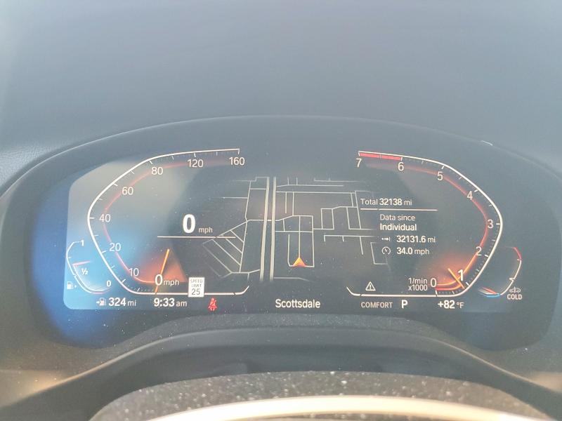 2023 BMW VIN 5UX53DP02P9N51562 COPART salvage auction — FRONT END, Az - Cert Of Title - Salvage, sold $18,200 on 2026-07-14 (photo 9)