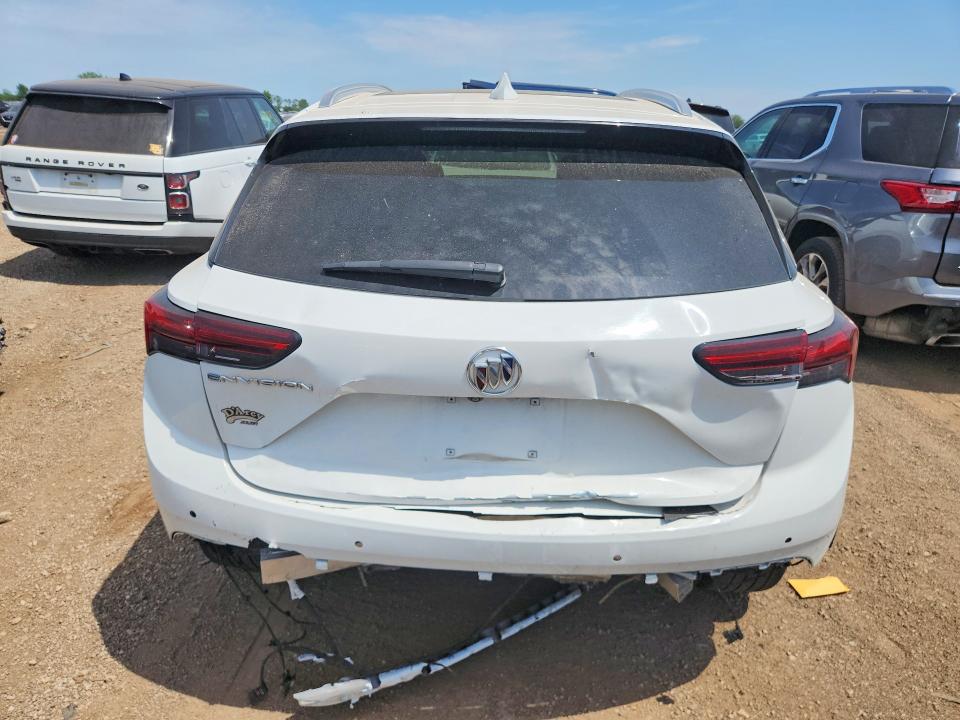 2021 Buick Envision VIN LRBFZNR48MD077361 COPART salvage auction — FRONT END, Il - Salvage Certificate, sold $4,100 on 2026-07-16 (photo 6)