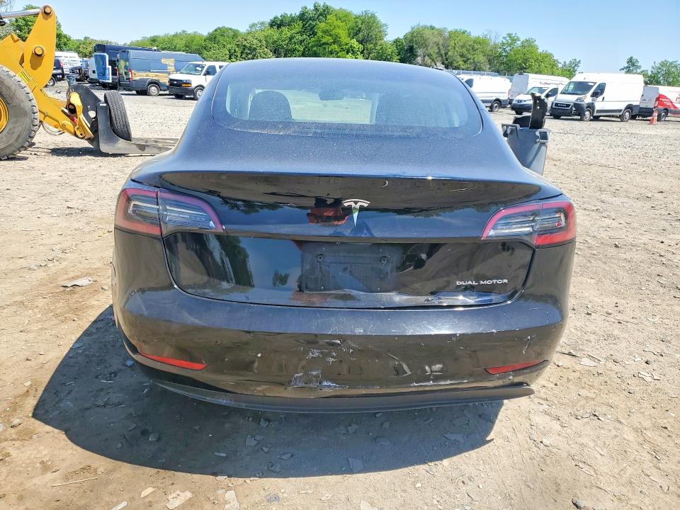 2022 Tesla Model 3 VIN 5YJ3E1EB3NF191629 COPART salvage auction — FRONT END, Md - Cert Of Salvage > 75% Damage, sold $5,200 on 2026-07-09 (photo 6)