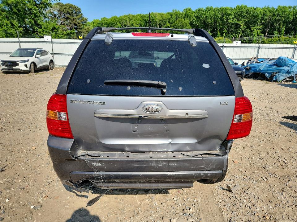 2008 Kia Sportage VIN KNDJF724187453719 COPART salvage auction — REAR END, Va - Cert Of Title - Salvage, sold $425 on 2026-07-07 (photo 6)