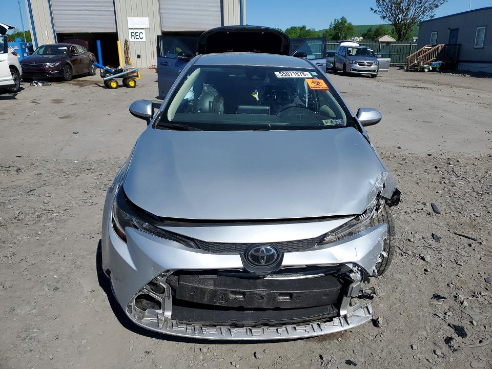 2020 Toyota Corolla VIN JTDEPRAE1LJ017534 COPART salvage auction — FRONT END, Pa - Certificate Of Salvage, sold $3,800 on 2026-07-08 (photo 5)