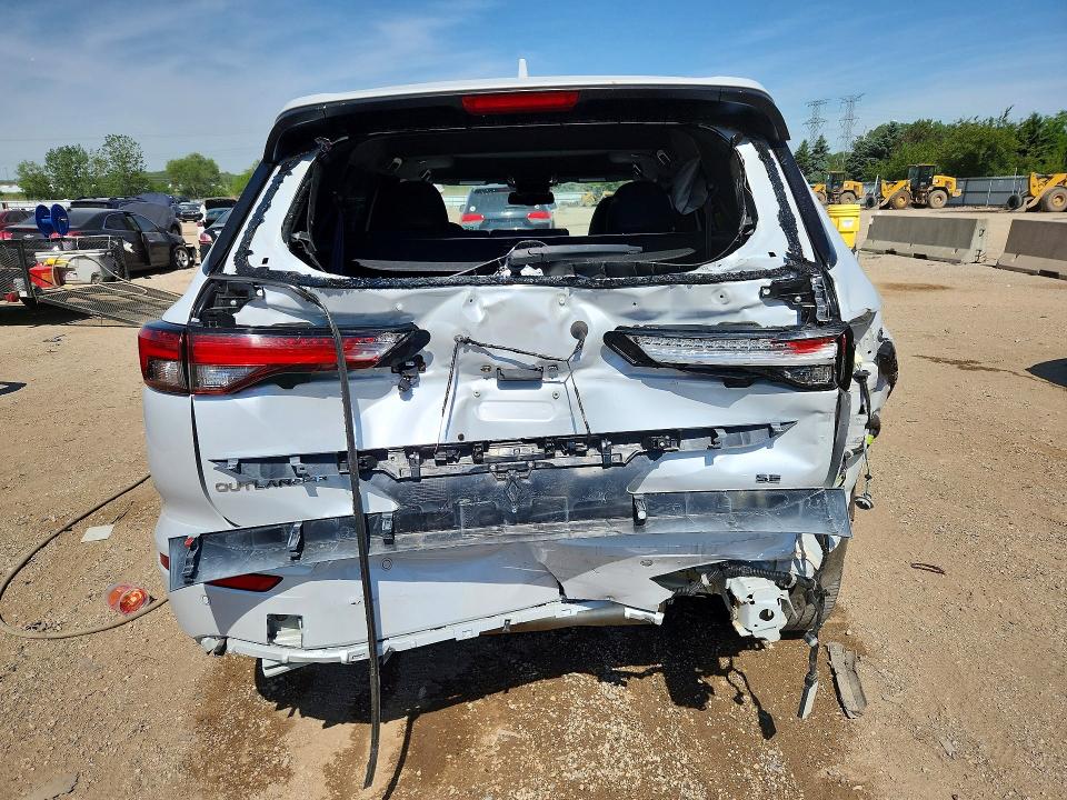 2023 Mitsubishi Outlander VIN JA4J4UA84PZ048539 COPART salvage auction — REAR END, Il - Salvage Certificate, sold $5,900 on 2026-07-14 (photo 6)