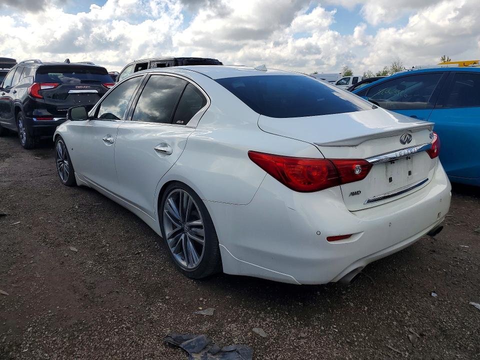 2014 Infiniti VIN JN1BV7ARXEM692626 COPART salvage auction — FRONT END, IL, sold $300 on 2026-07-30 (photo 2)