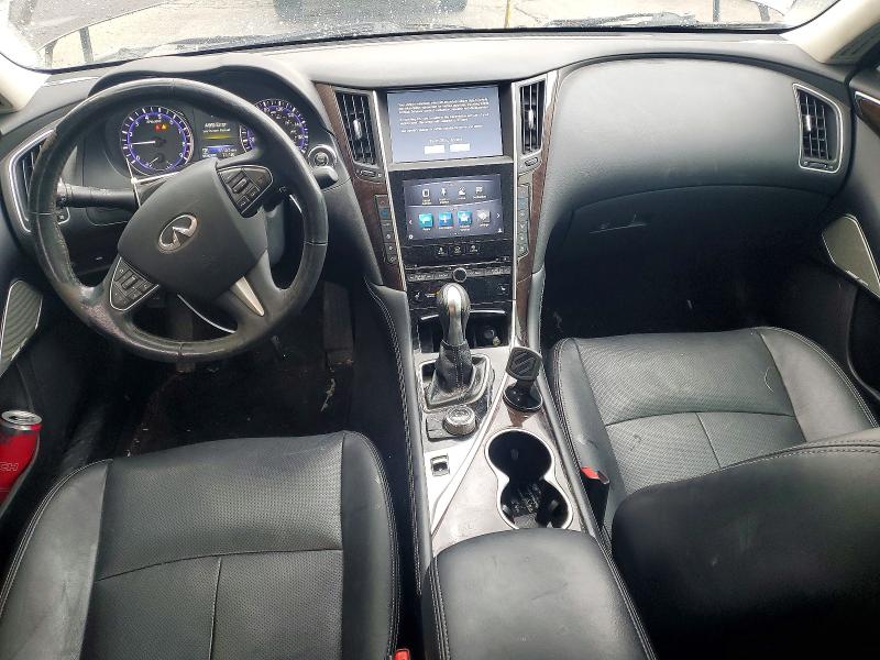 2017 Infiniti Q50 VIN JN1EV7AR6HM840580 COPART salvage auction — REAR END, Co - Public - Salvage Title, sold $750 on 2026-07-30 (photo 8)