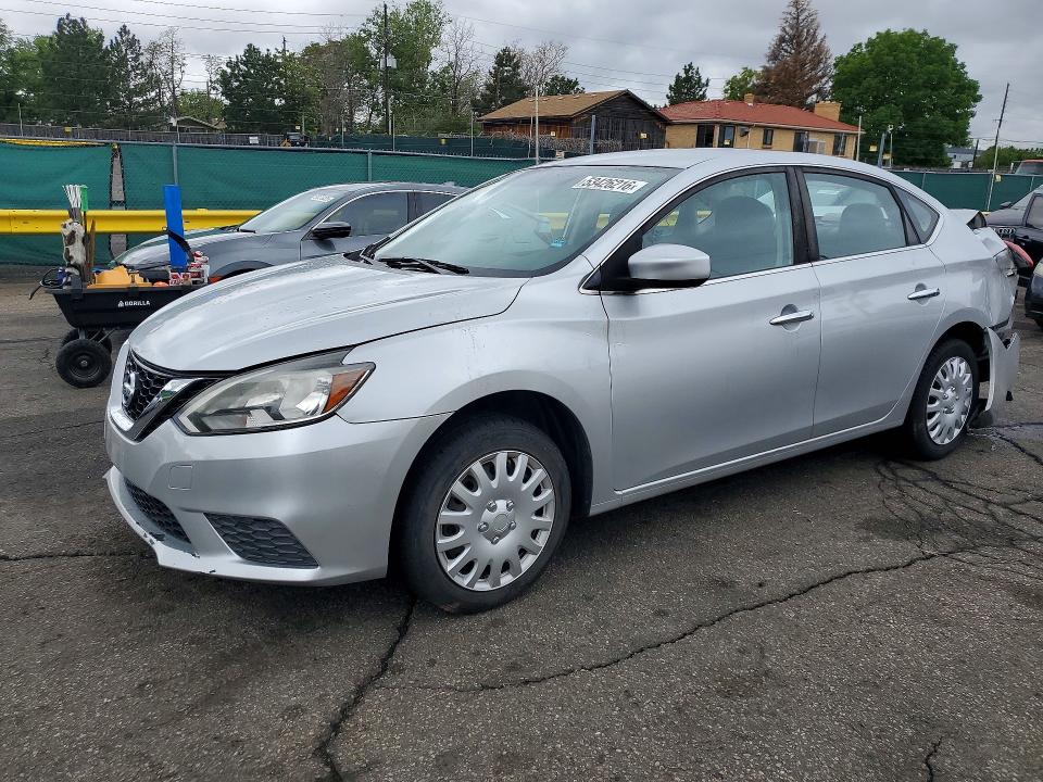 2016 Nissan Sentra VIN 3N1AB7AP4GY290832 COPART salvage auction — REAR END, Co - Public - Salvage Title, sold $375 on 2026-07-09 (photo 1)