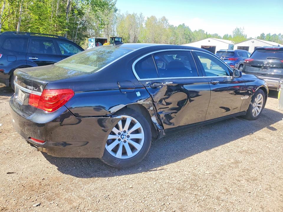 2010 BMW 7 series VIN WBAKC8C54AC431427 COPART salvage auction — REAR END, On - Permit Salvage, sold $2,000 on 2026-08-04 (photo 3)