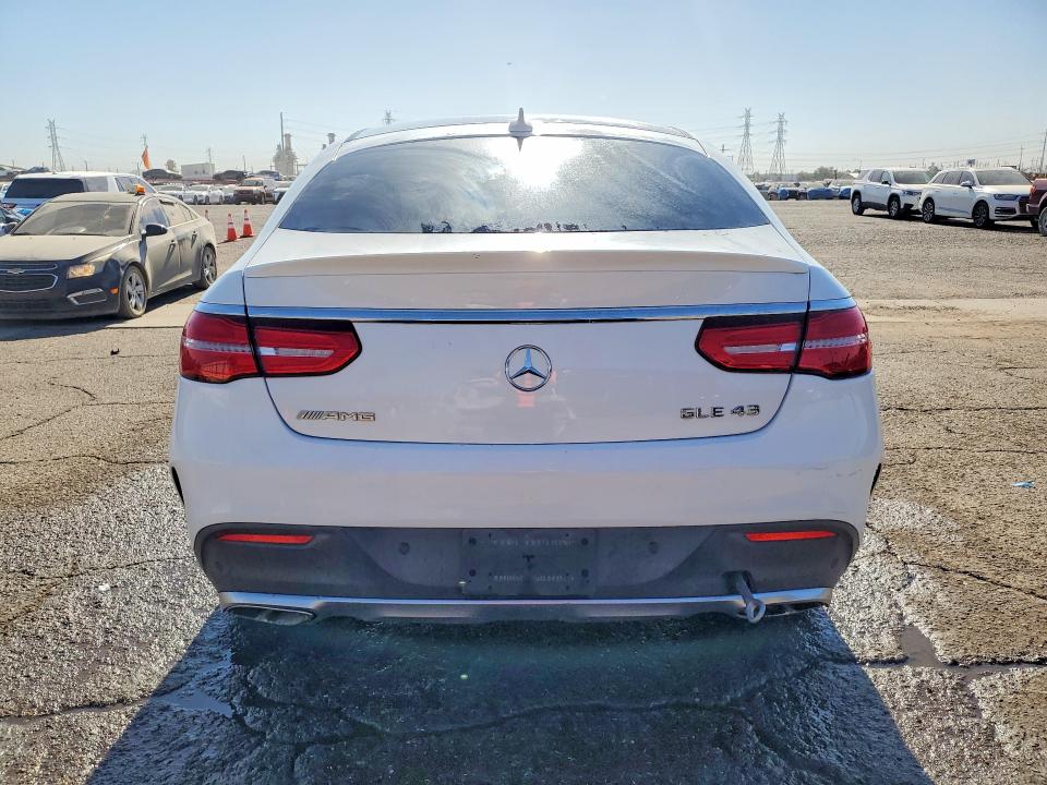 2018 Mercedes-benz Gle class VIN 4JGED6EBXJA103859 COPART salvage auction — FRONT END, Az - Cert Of Title - Salvage (P), sold $18,300 on 2026-08-05 (photo 6)