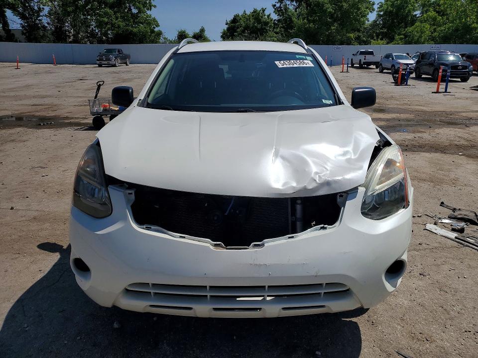 2015 Nissan Rogue VIN JN8AS5MV6FW771591 COPART salvage auction — FRONT END, Wv - Salvage Certificate, sold $1,750 on 2026-07-17 (photo 5)