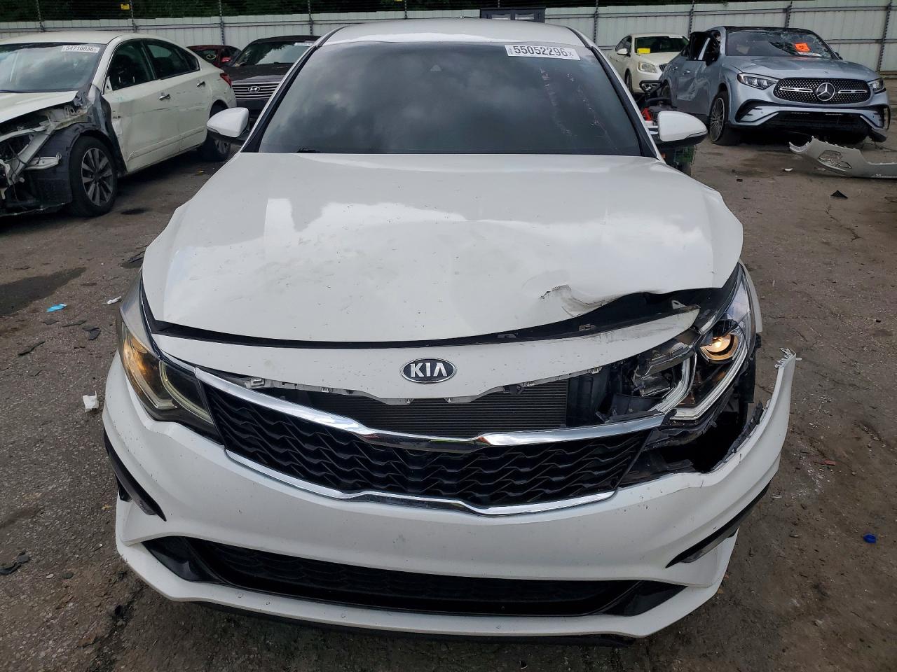 2019 Kia Optima VIN 5XXGT4L31KG369065 COPART salvage auction — Front End, St - Salvage Title, sold $3,000 on 2026-07-10 (photo 5)