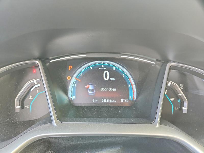 2020 Honda Civic VIN 19XFC1F77LE002643 COPART salvage auction — REAR END, Tx - Certificate Of Title, sold $9,000 on 2026-07-09 (photo 9)