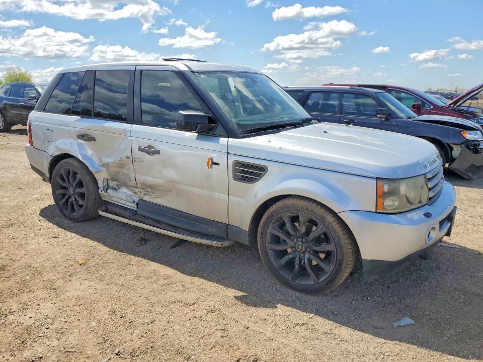 2008 Land rover RANGE ROVER VIN SALSK25458A140358 COPART salvage auction — ROLLOVER, Il - Salvage Certificate, sold $450 on 2026-07-14 (photo 4)