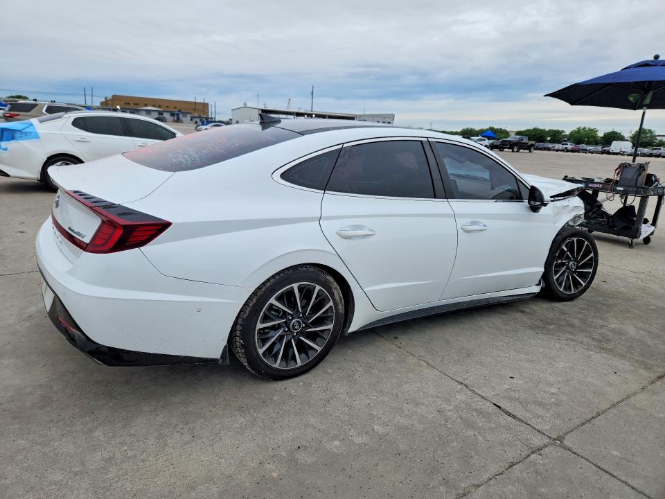 2021 Hyundai VIN 5NPEH4J28MH063782 COPART salvage auction — FRONT END, Tx - Salvage Vehicle Title, sold $2,450 on 2026-07-06 (photo 3)