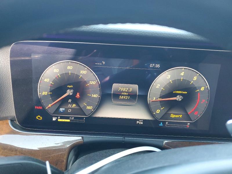 2018 Mercedes-benz E-klasse VIN WDDZF6GB9JA383342 COPART salvage auction — FRONT END, Pa - Certificate Of Salvage, sold $9,500 on 2026-07-22 (photo 9)