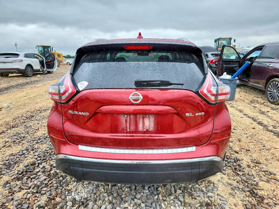 2017 Nissan Murano VIN 5N1AZ2MH0HN172478 COPART salvage auction — FRONT END, Mo - Salvage Certificate Of Title, sold $2,700 on 2026-07-22 (photo 6)