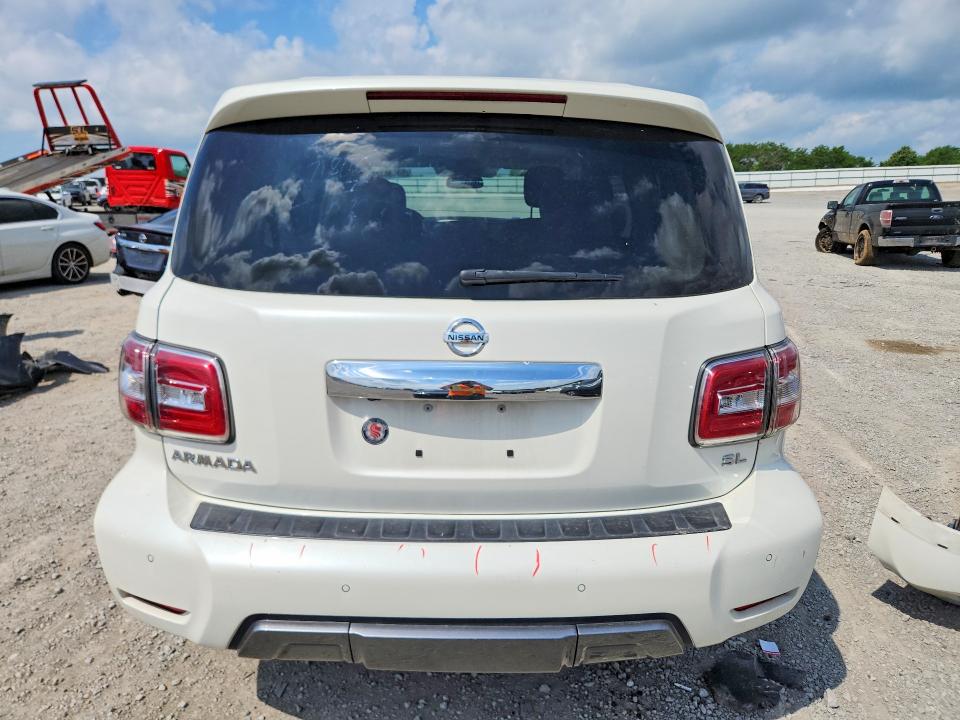 2019 Nissan Armada VIN JN8AY2NC0K9580493 COPART salvage auction — FRONT END, Ky - Cert Of Title-Salvage, sold $10,300 on 2026-07-16 (photo 6)