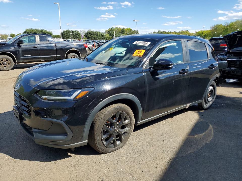 2023 Honda Hr-v VIN 3CZRZ2H58PM705526 COPART salvage auction — REAR END, Ct - Certificate Of Title, sold $9,500 on 2026-07-28 (photo 1)