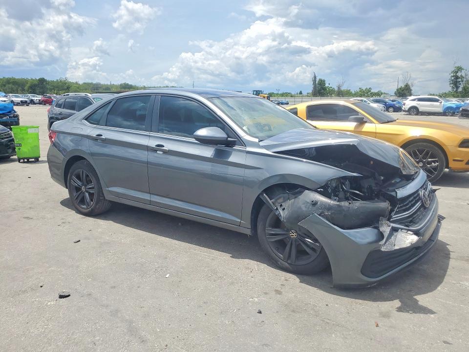 2024 Volkswagen Jetta VIN 3VW7M7BU6RM080858 COPART salvage auction — FRONT END, In - Certificate Of Title (P), sold $4,500 on 2026-07-09 (photo 4)