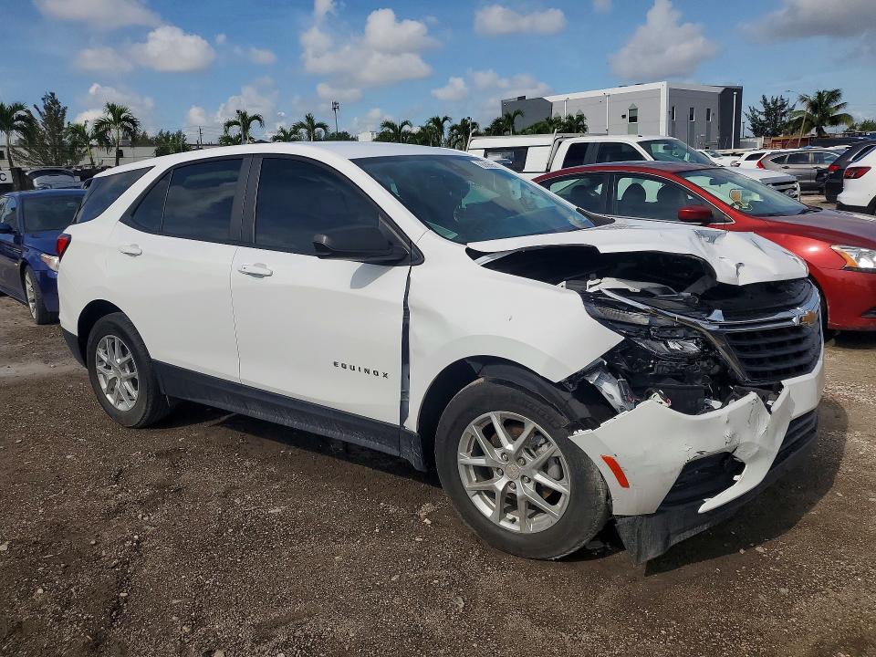 2024 Chevrolet Equinox VIN 3GNAXHEG8RL233068 COPART salvage auction — FRONT END, Fl - Cert Of Title Slvg Rebuildable, sold $4,400 on 2026-07-02 (photo 4)