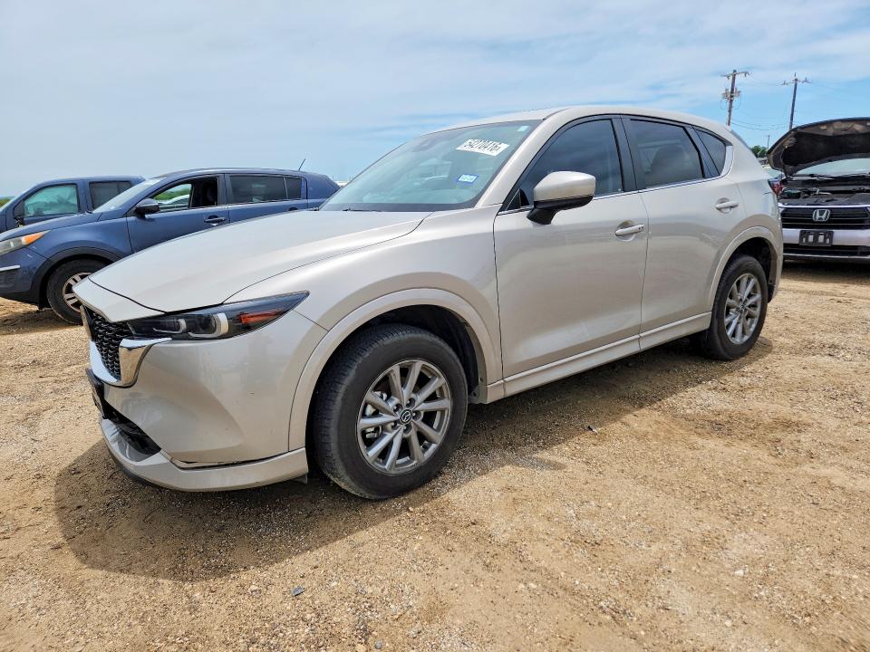 2024 Mazda Cx-5 VIN JM3KFBCL3R0405167 COPART salvage auction — SIDE, TX - SALVAGE VEHICLE TITLE (P), sold $9,600 on 2026-07-16 (photo 1)