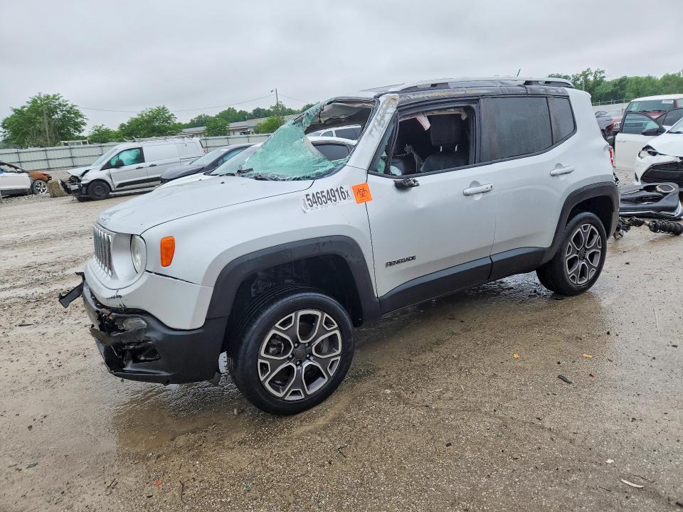 2016 Jeep VIN ZACCJBDT9GPC86865 COPART salvage auction — ROLLOVER, Ky - Bill Of Sale/Part Only/No Titl, sold $300 on 2026-07-16 (photo 1)