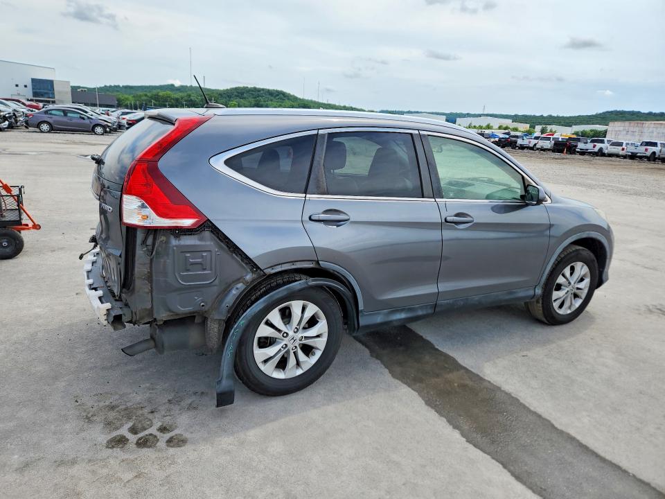 2012 Honda VIN JHLRM4H7XCC011081 COPART salvage auction — REAR END, Ok - Cert Of Title-Salvage, sold $2,850 on 2026-07-06 (photo 3)