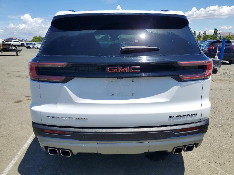 2025 Gmc Acadia VIN 1GKENNRS3SJ216497 COPART salvage auction — FRONT END, Ca - Salvage Certificate, sold $16,800 on 2026-07-17 (photo 6)