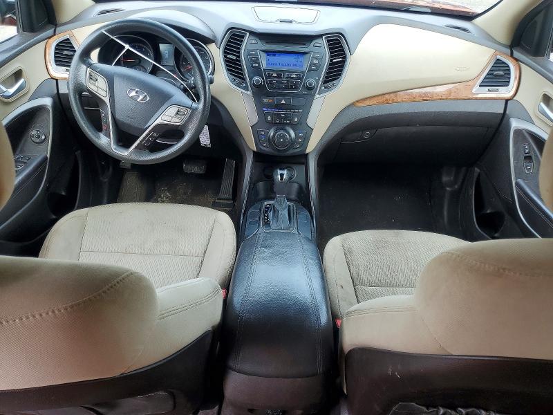 2015 Hyundai Santa fe VIN 5XYZT3LB9FG253933 COPART salvage auction — FRONT END, Al - Cert Of Title-Salvage Title, sold $1,300 on 2026-07-06 (photo 8)