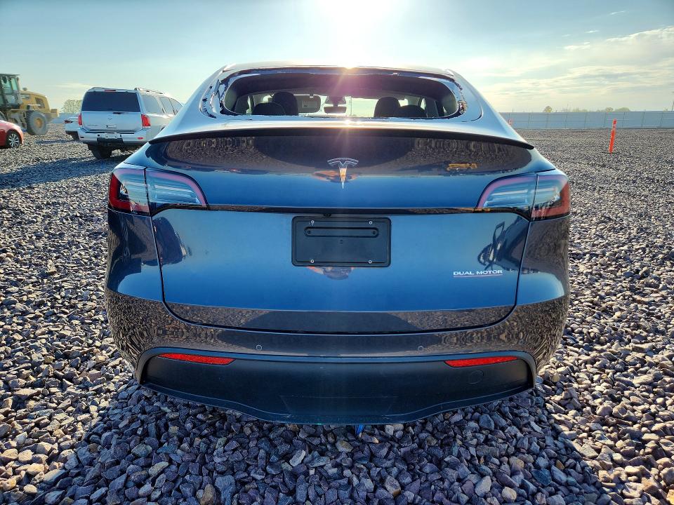 2022 Tesla Model y VIN 7SAYGDEF5NF549207 COPART salvage auction — HAIL, Mo - Certificate Of Title, sold $16,600 on 2026-07-22 (photo 6)