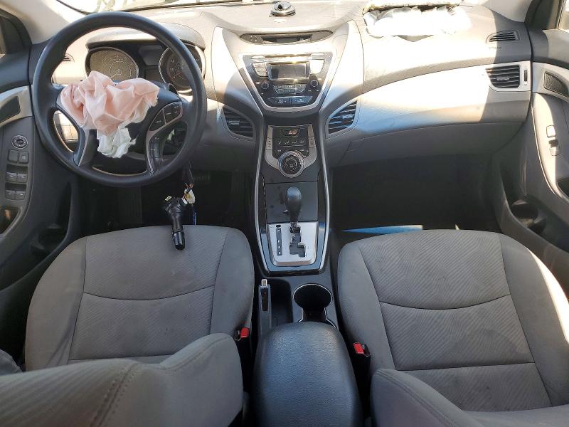 2013 Hyundai Elantra VIN KMHDH4AE1DU010882 COPART salvage auction — FRONT END, Ca - Salvage Certificate, sold $225 on 2026-07-06 (photo 8)